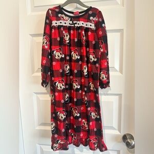 Girls Disney Minnie Mouse Christmas Nightgown – Size 6 – EUC